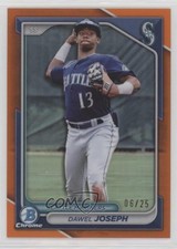 2024 Bowman Draft Chrome Orange Refractor 6/25 Dawel Joseph #BDC-170 0l44