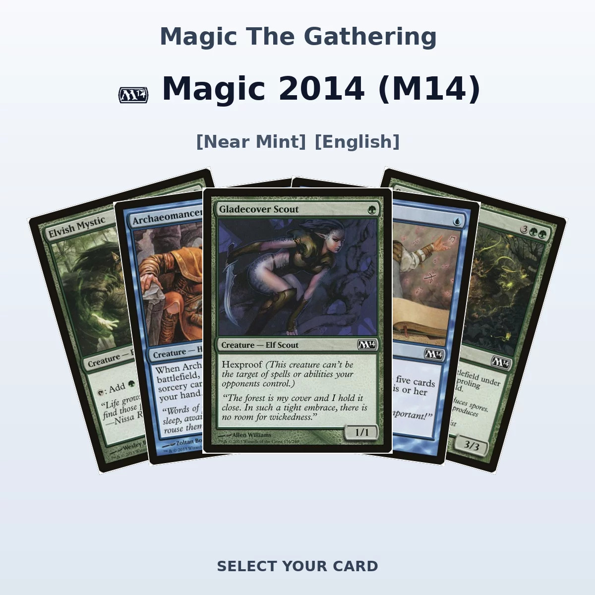 Magic The Gathering Magic 2014 (M14) - Select Your Cards (NM)
