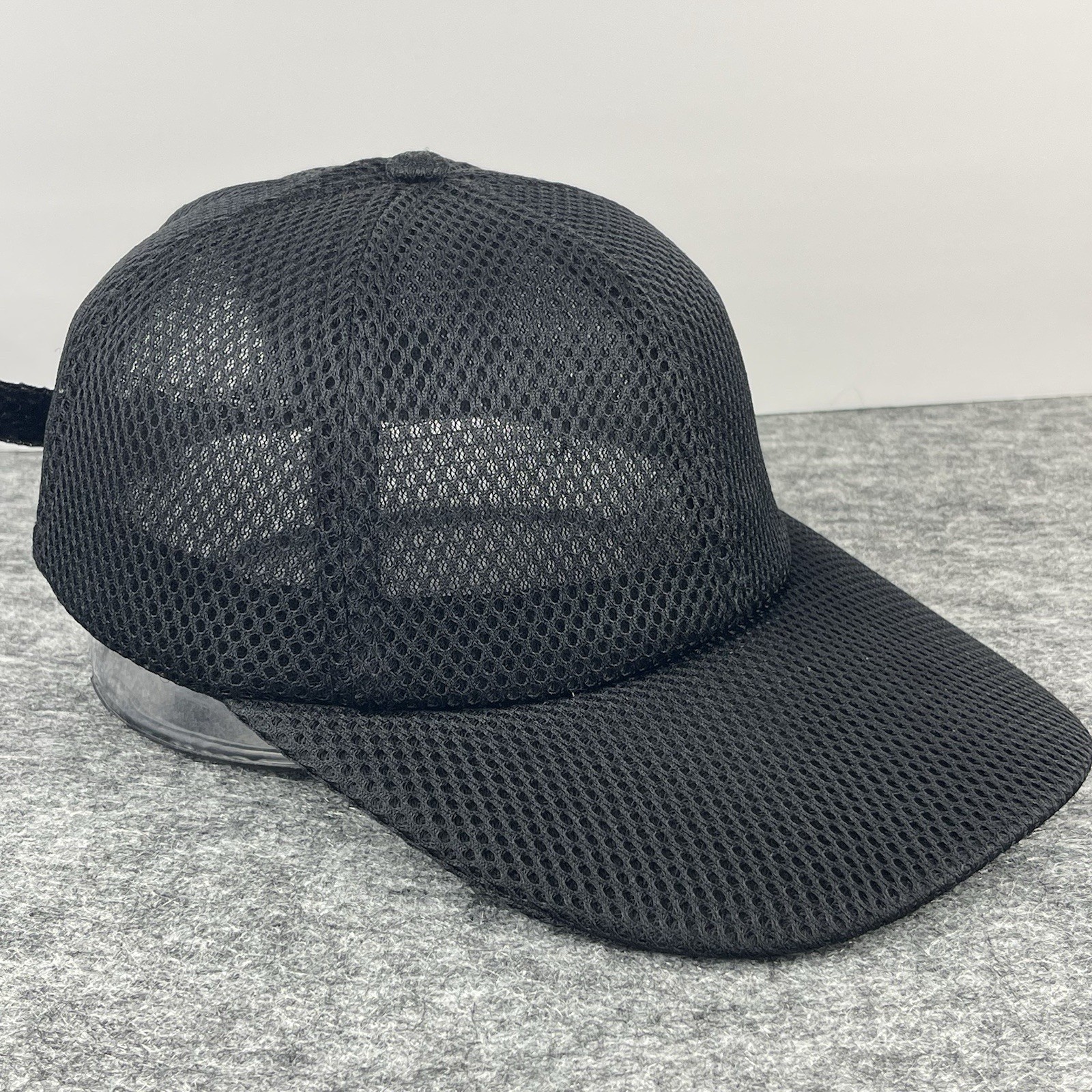Layer 8 Hat Cap Black Mesh Adjustable Polyester L… - image 3