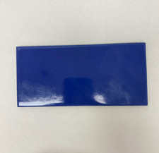 3x6 Glossy Navy Blue Mosaic Tile Wall Ceramic Sample C 275-556
