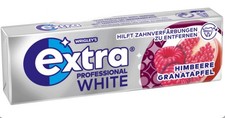 Wrigleys Extra Professional White Kaugummi Himbeere Granatapfel  - 1 Packung