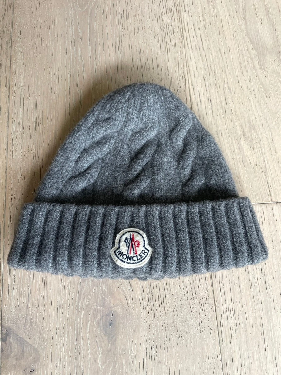 Moncler Gray Men's Beanie for sale | eBay