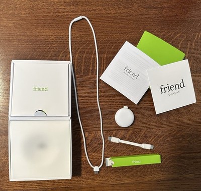 Friend AI Wearable Companion BT Necklace Apple Compatible (Read Description)