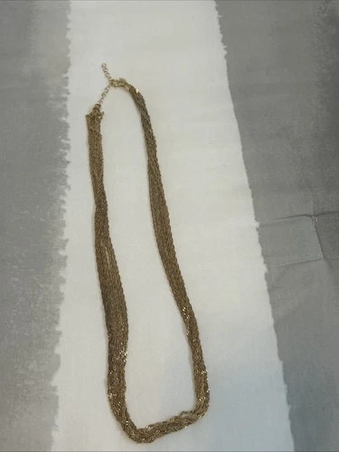 Bellezza 24” Diamond Cut Twinkle Chain Necklace 11 Strand w/ 18k Gold Fill Italy video thumbnail