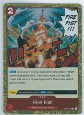 Fire Fist OP05-019 Prices | One Piece Awakening of the New Era | One Piece Cards Fire Fist OP05-019 Prices | One Piece Awakening of the New Era | One Piece Cards