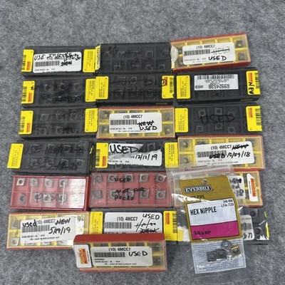 Sandvik Coromant CCGX 3(2.5)1-AL H10 Carbide Turning Inserts Lot 4MCC7 Used