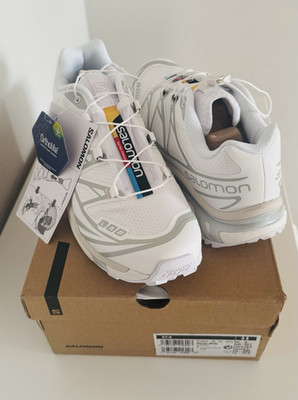 Salomon XT-6 Herren Sneaker Low Top Weiß/Grau EU 43 1/3 atmungsaktiv
