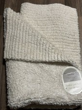 Performance Bath Rug Cream Threshold 20  X34  , 100 Cotton reversible