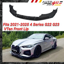 Front Splitter Lip Spoiler Lower Bumper Lip Fits Bmw G22 G23 4 Series 2021-2025