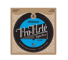 D'Addario EJ46 Pro-Arte Silverplated Wound Clear Nylon Classical Guitar Strin...
