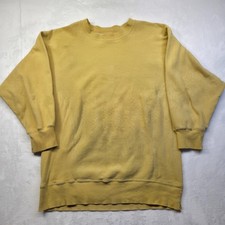 VTG World Force Reverse Weave Style Crewneck Sweatshirt Sz Med THRASHED Worn USA