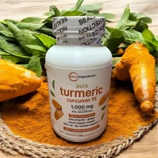 Micro Ingredients Turmeric Curcumin Supplement 1,000mg, 120 Veggie Capsules