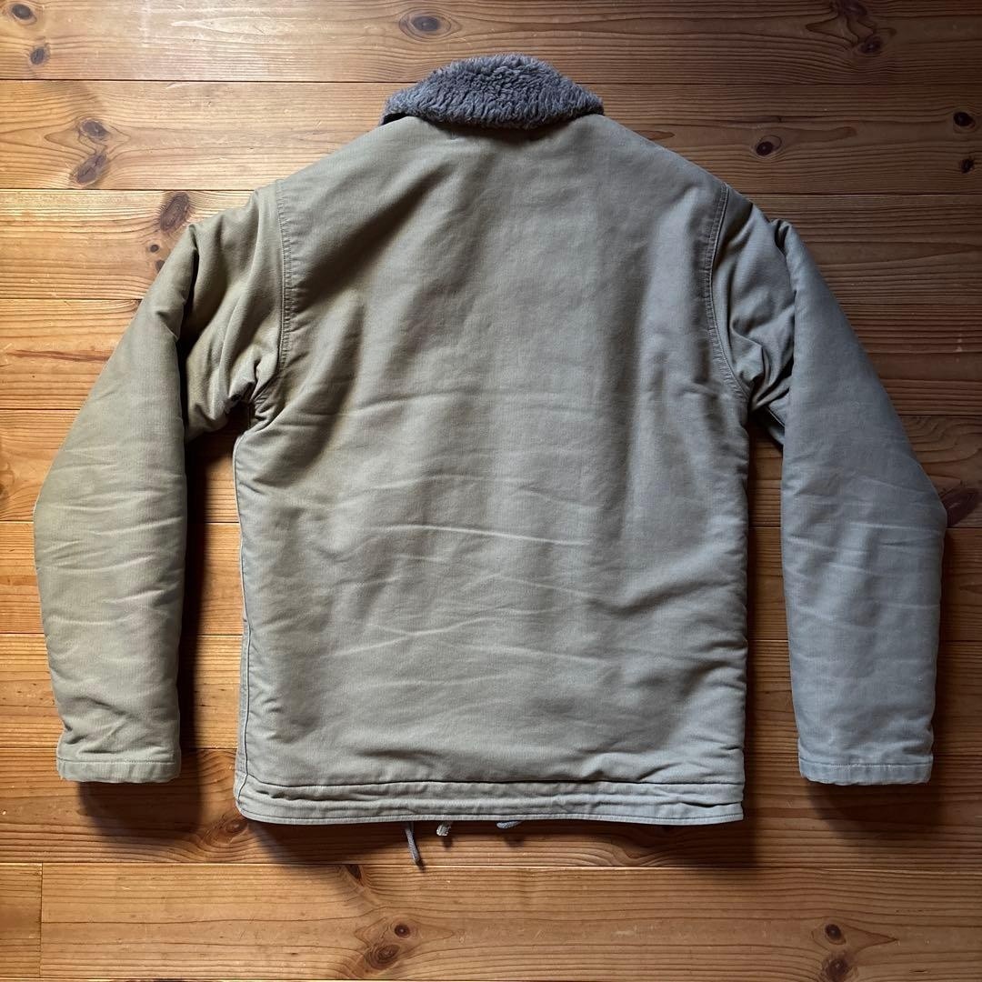 BUZZ RICKSON’S N-1 Deck Jacket Medium US Navy Sty… - image 10