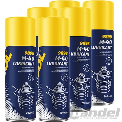 6x 200 ml MANNOL M-40 ROSTLÖSER MULTIFUNKTIONS-SPRAY KRIECHÖL MULTIFUNKTIONSÖL