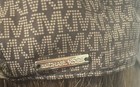 Michael Kors Signature Logo Canvas Baseball Cap Hat Brown $68 MSRP Little Wear — photo 6
