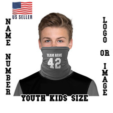 Custom Youth and Adult, PERFORMANCE ACTIVITY MASK, Neck Gaiter, Multi-use face m