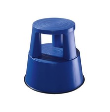 WEDO Rollhocker STEP bruchfestem Kunststoff rollbarer Elefantenfuß 212203 blau