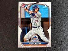Nolan Mclean 2023 Bowman 1st Rookie RC New York Mets F3