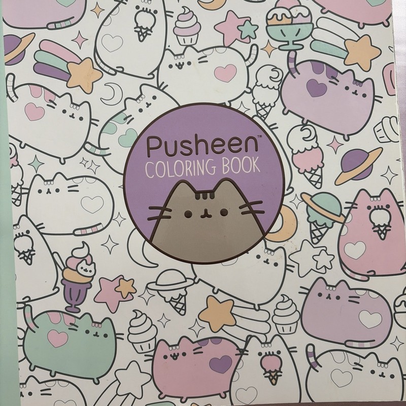 pusheen coloring book