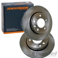 2X Denckermann Bremsscheiben 294Mm BelÜFtet Hinten Passend FüR VW BUS Transporte