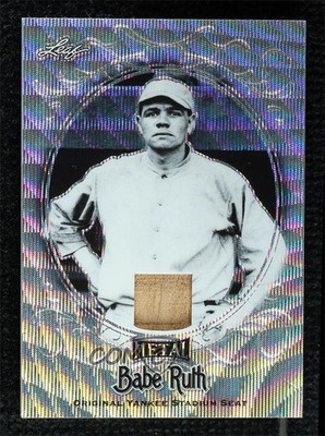 2019 Leaf Collection Yankee Stadium Seat Silver Wave 2/7 Babe Ruth HOF 0rm6
