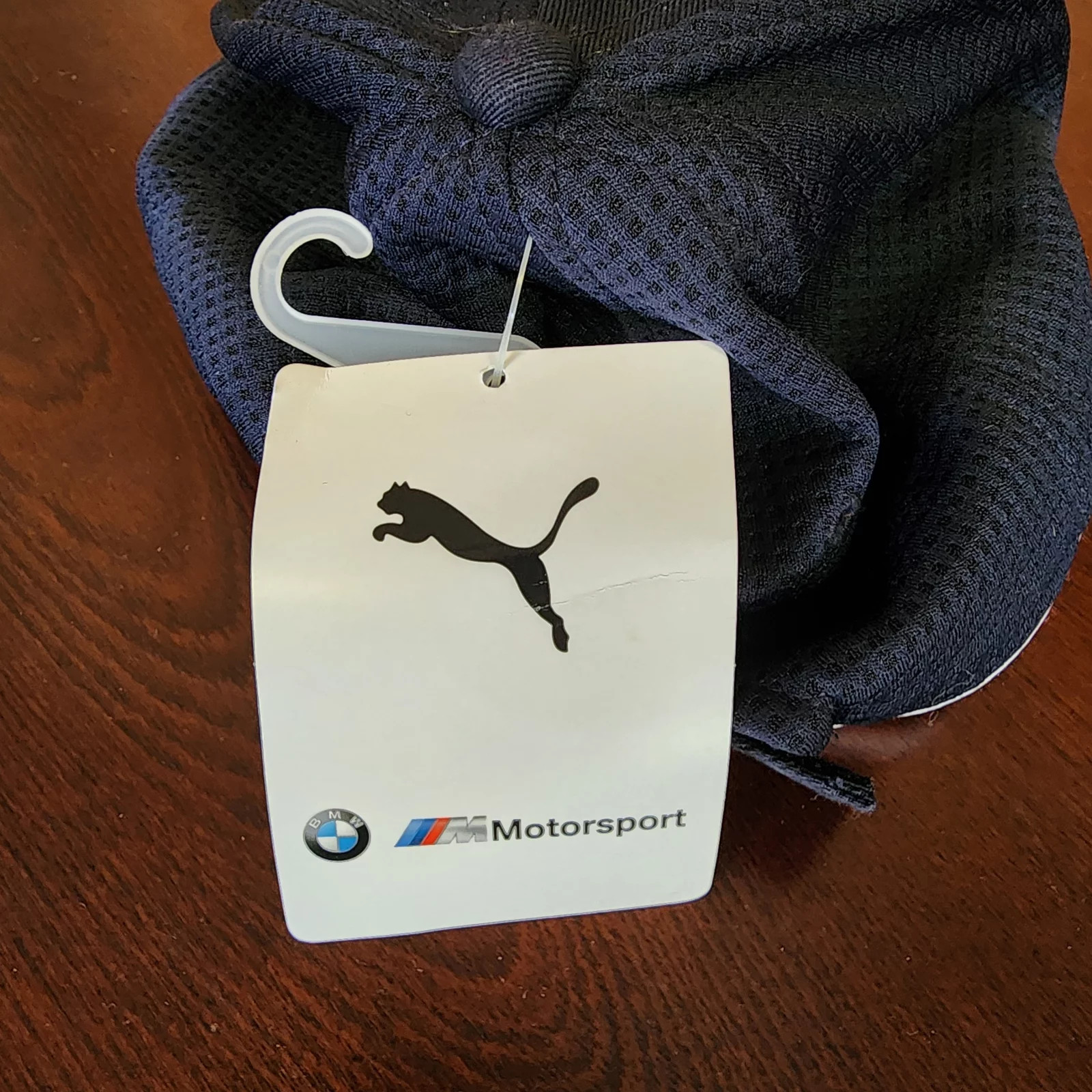 Puma BMW Motorsport Hat Baseball Cap Team Blue Navy Mesh Adjustable Logo Unisex thumbnail 6