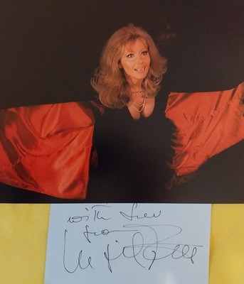 INGRID PITT Hammer Horror Genuine Signed Autograph Plus Andy Williams