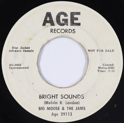 Big Moose & The Jams - Bright Sounds / Off The Hook (7'', Promo) (Near Mint (NM o