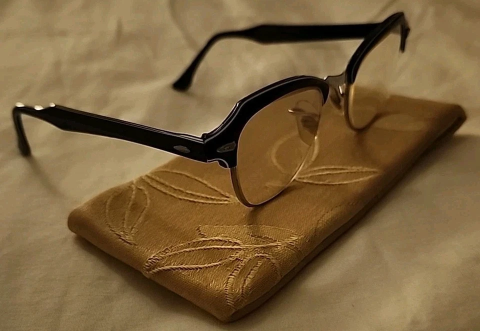 Monturas de anteojos ornamentadas vintage ojo de gato Bausch & Lomb Foto 3 de 4