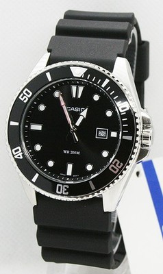   Casio Herrenuhr MDV-107-1A1VEF Edelstahl Schwarz   
