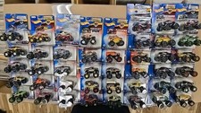 Hot Wheels Monster Jam Monster Truck lot of 43 SOME RARE OLDER 2002