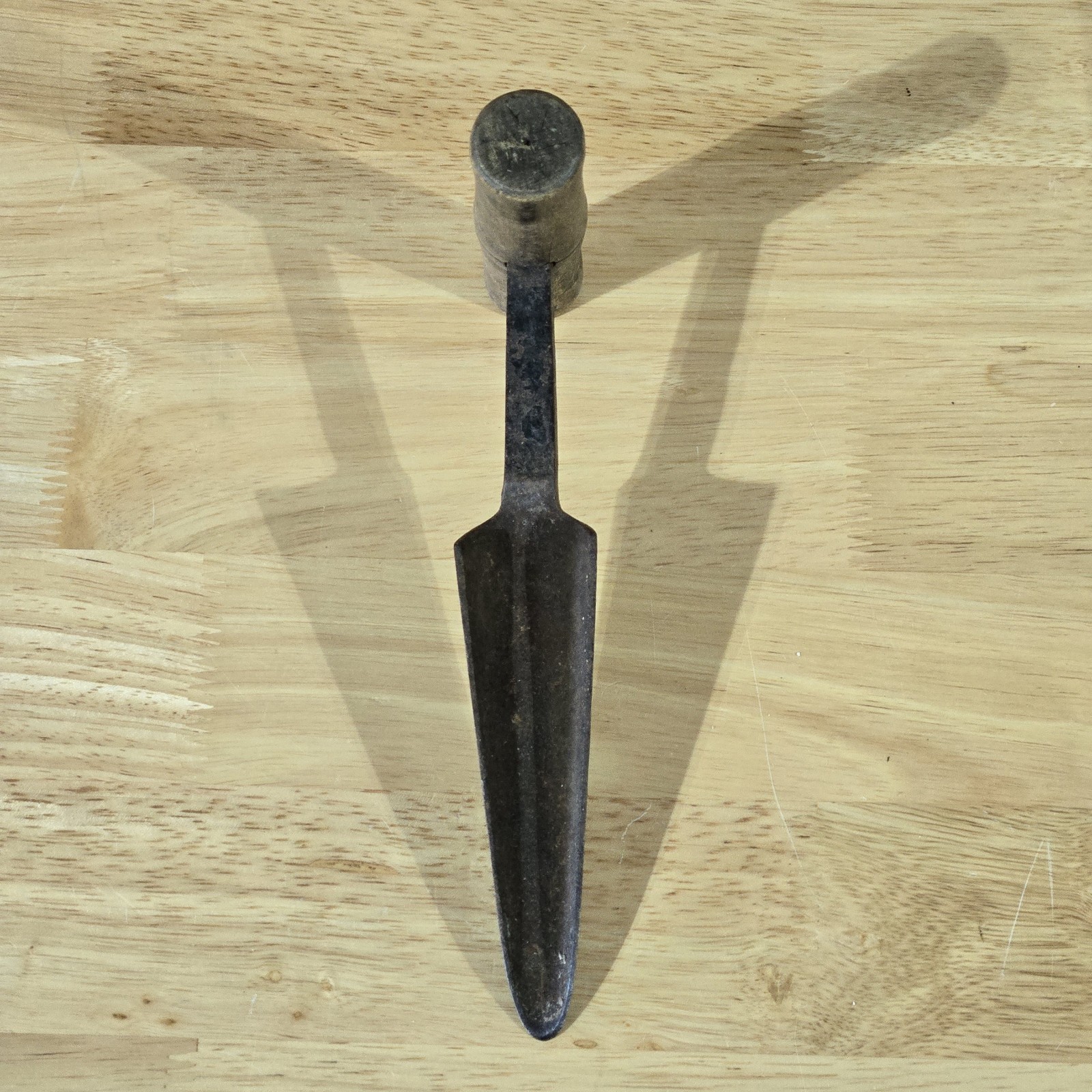 Antique T-handle Bung Barrel Hole Auger, Vintage Wine & Beer Hand Tool