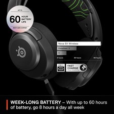 SteelSeries Arctis Nova 5X Wireless Multi-System Gaming Headset Xbox Open Box 3