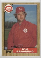 1987 Topps Tiffany Tom Browning #65 fm0