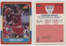 1986-87 Fleer Charles Oakley #81 Rookie RC