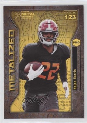 2021 Skybox Metal Universe Champions PMG Orange /100 Najee Harris Rookie RC 0nl