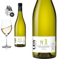 6Er Karton 2024 Uby N° 1 Sauvignon Von Domaine D'uby ( 6 X 0,75L )
