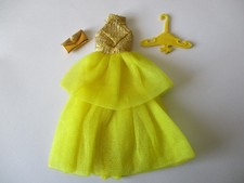Palitoy Pippa doll Topper Dawn -Gold Glow Swirl, hanger and purse