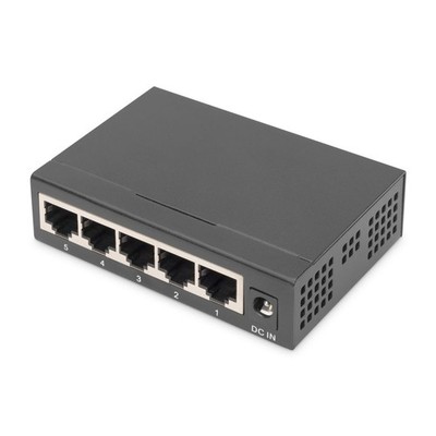 Digitus 5-Port Gigabit Desktop Netzwerk Switch