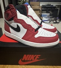 Nike Air Jordan 1 High OG x Spider-Man Origin Story 555088-602 Mens Size 8 New