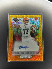 2024 Panini Prizm Deca - Dorian Thompson-Robinson #01/10 Gold Shimmer Auto