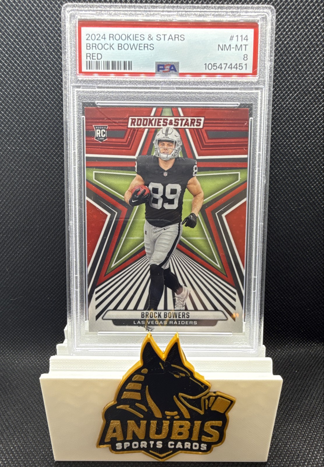 2024 Panini Rookies & Stars - Rookies Brock Bowers #114 Red (RC)