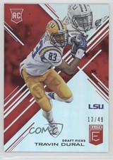 2017 Panini Elite Draft Picks Aspirations Red 13/49 Travin Dural #187 0f6