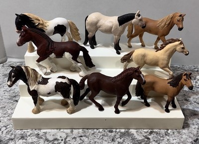 Lot of Schleich Horse Model Toys Am Limes 69 Romania China Tunisia Little Buster