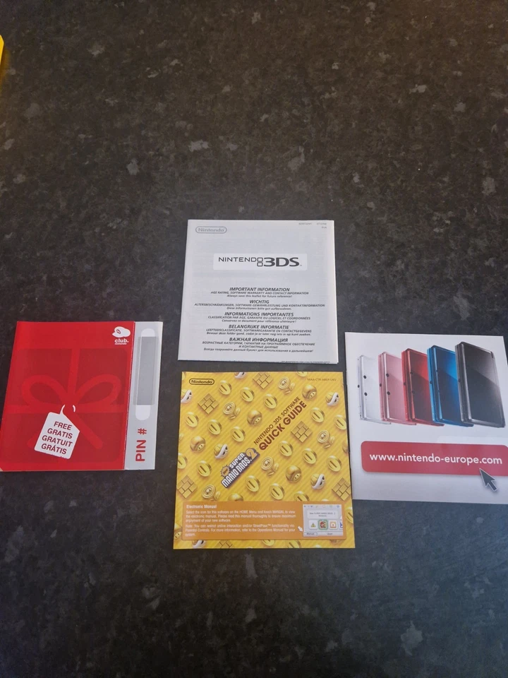 Super Mario Bros 2 Nintendo 3DS Age 3 2012 Game Instructions Included  - Image 4 of 4