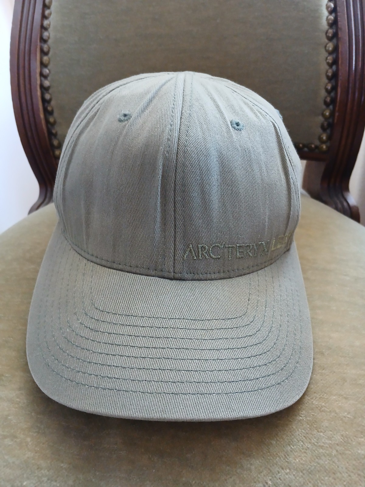 Arc'teryx Leaf Flexfit Bird Distressed Arcteryx  Olive Hat Cap Rare.