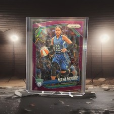 Maya Moore 2025 WNBA Prizm Purple Velocity Prizm /59 SP Lynx #135