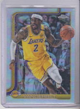 2025-26 Topps Chrome Jarred Vanderbilt refractors #154 Los Angeles Lakers