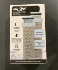 2-PACK CONTIGO FILTRATION Replacement Filter Cartridges for WELLS Water Bottle
