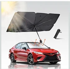 Car Windshield Sun Shade Umbrella, UV Reflecting Foldable Front Car Sunshade...